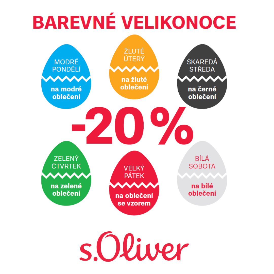 BAREVNÉ VELIKONOCE V S.OLIVER
