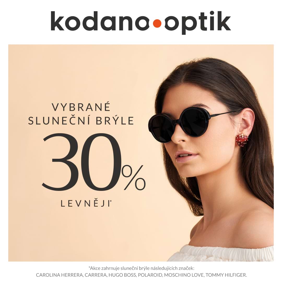 -30% NA VYBRANÉ SLUNEČNÍ BRÝLE!