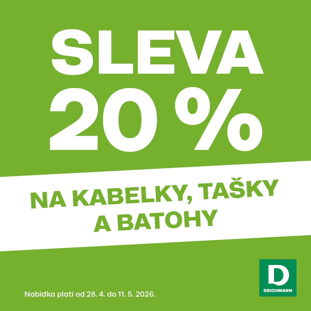 SLEVA NA KABELKY, TAŠKY A BATOHY