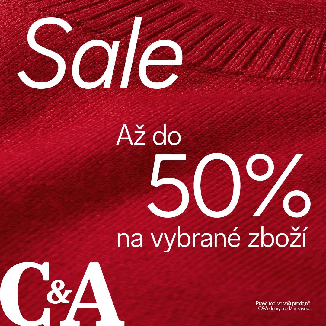VÝPRODEJ AŽ DO 50 % NA VYBRANÉ ZBOŽÍ