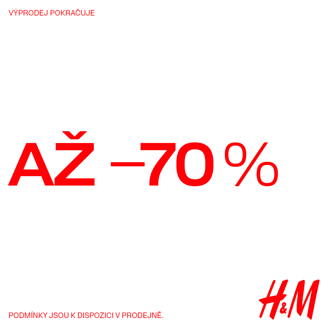 SLEVY AŽ 70 %