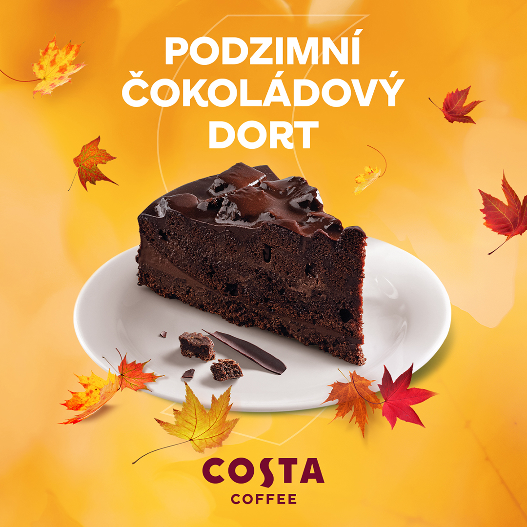 PODZIMNÍ ČOKOLÁDOVÝ DORT