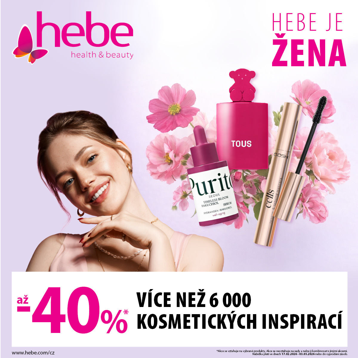 KOSMETICKÉ PRODUKTY SE SLEVOU AŽ 40 %