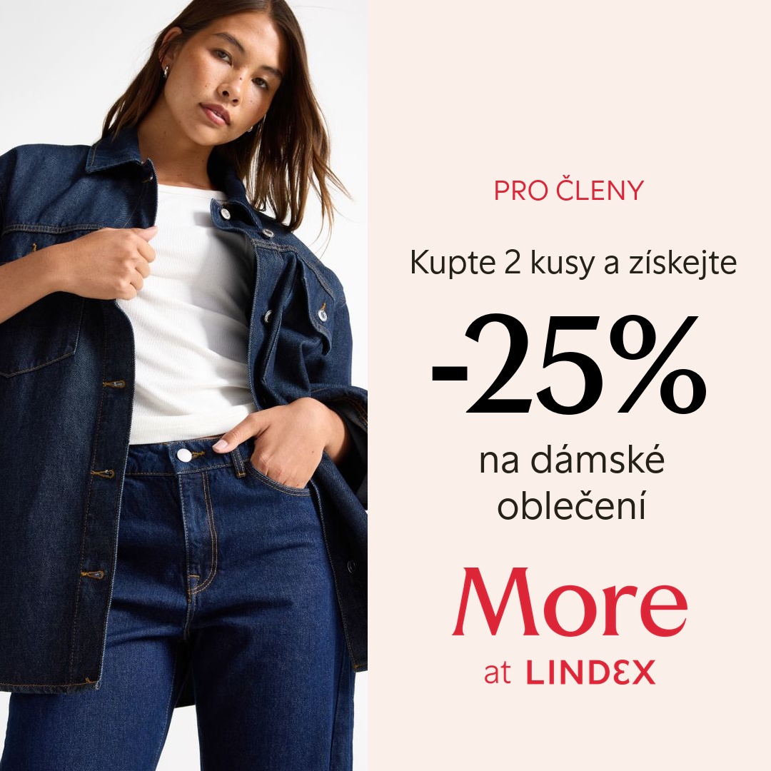 DÁMSKÉ OBLEČENÍ I DOPLŇKY S 25% SLEVOU
