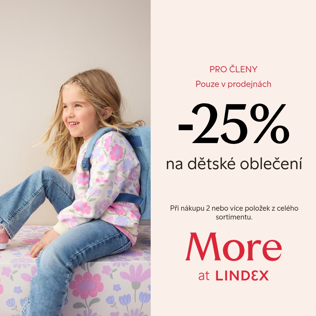 - 25% NA DĚTSKÉ ZBOŽÍ
