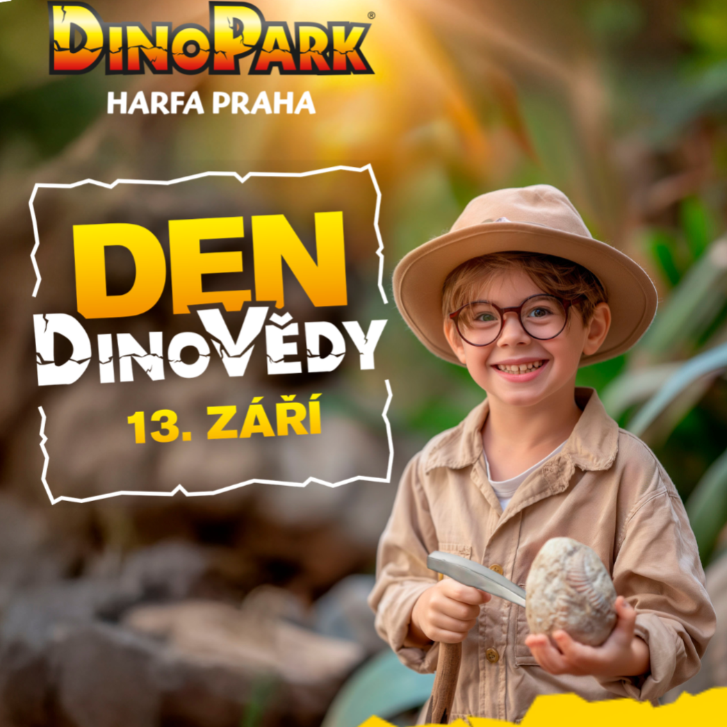 DEN DINOVĚDY V DINOPARKU HARFA PRAHA