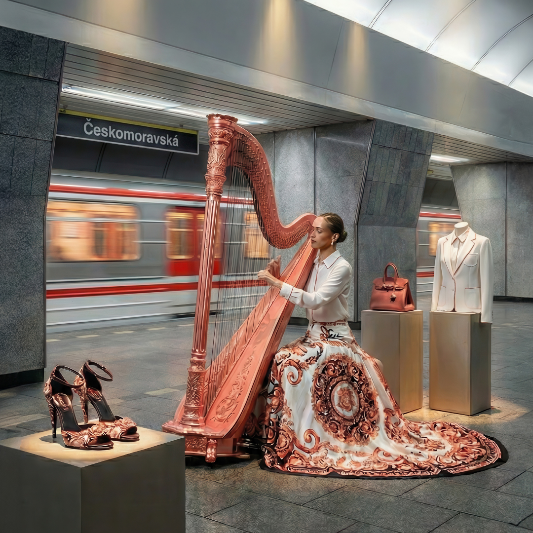 NÁKUPNÍ SYMFONIE NA HARFĚ