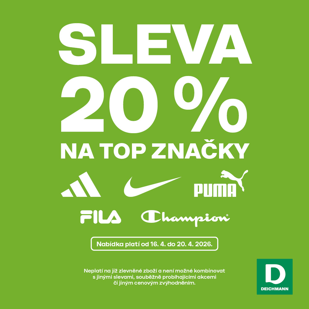 SLEVA NA TOP ZNAČKY